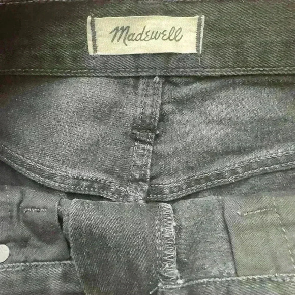 Madewell Women's Black A-Line Skirt SZ M. - Picture 2 of 6